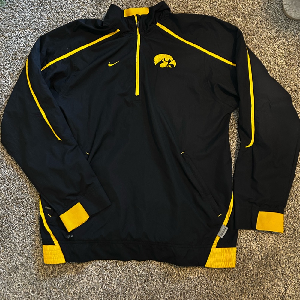 Nike Black and Yellow Sports Jacket